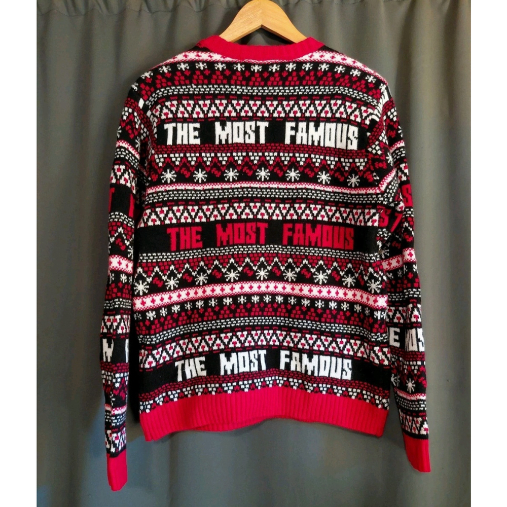 RUDOLPH the Red Nosed Reindeer The Most Famous Christmas Ugly Sweater Size Med - Picture 2 of 6